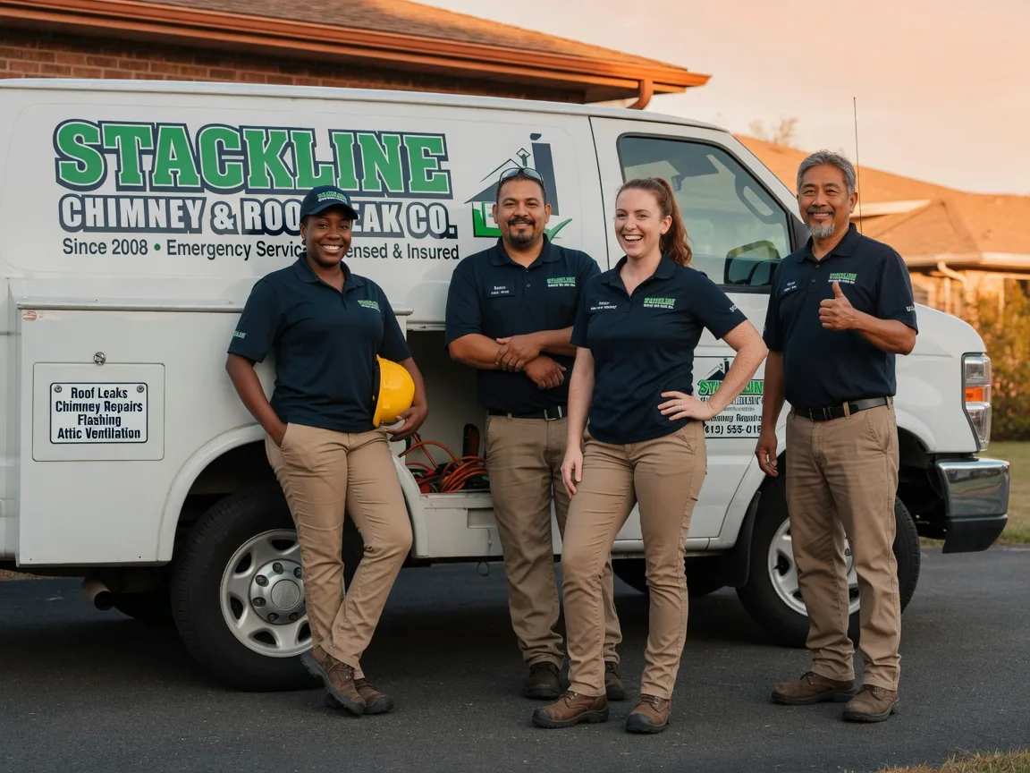 Chimney flashing repair company in Nekoma, KS